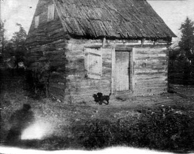 First station house of the Wilmington & Weldon Railroad, at Halifax, N.C., built ca. 1835. Image ca. 1900, from the collection of the N.C. Museum of History.