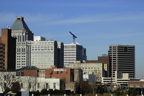 "Downtown Greensboro." Downtown, Greensboro, NC, US, November 26, 2006. Available from: Flickr Commons.