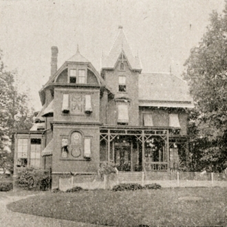 (Click for more images and information) First Durham Academy building, South Duke Street, built in 1880. Image courtesy of Open Durham. 