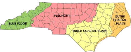 NC environmental provinces